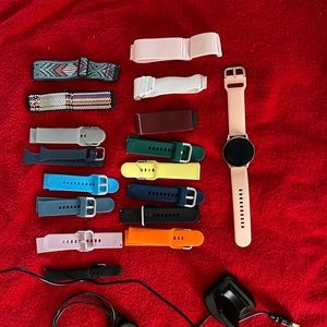 Active 2 watch with 2 chargers and multiple bands